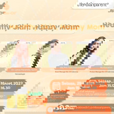 Yuk, ikuti webinar “Healthy Skin, Happy Mom”