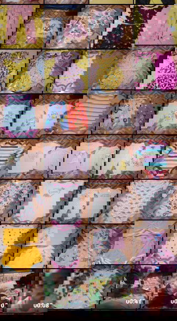 Preloved clothes for baby girl 1 to 9 months