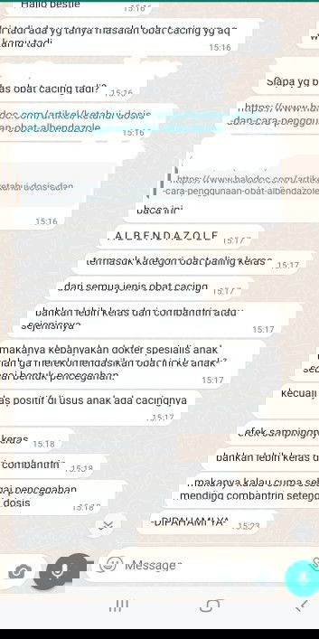 Apakah obat cacing posyandu berbahaya?