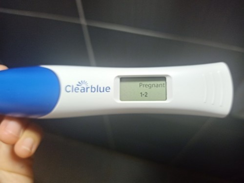 Upt biasa satu line clear blue pregnant 1-2 week