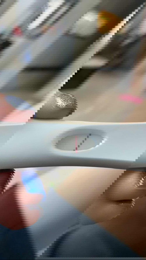 Faint line on pregnancy kit but basal temperature drop