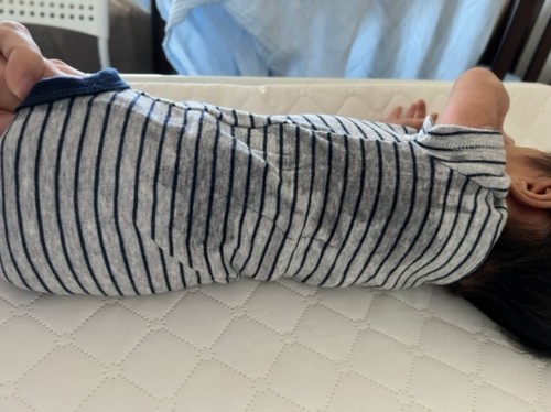 Mysterious wet patch on newborn