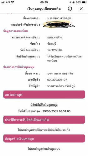 เงินอุดหนุนบุตร