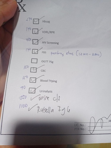 Laboratory test