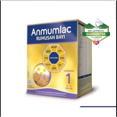 Susu Formula Anmumlac Step 1 (0-12bln) to let go