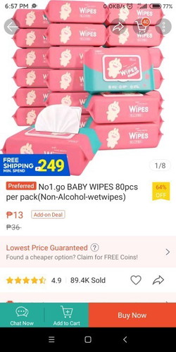 Baby wipes