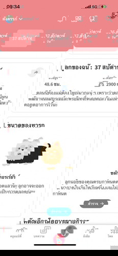 37 สัปดาห์แล้ว ตื่นเต้นจังคะ