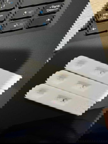 Faint line or evap line