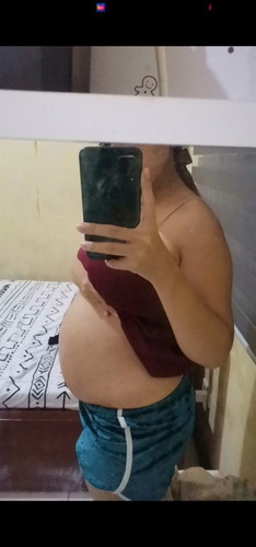 Baby bump at 31 weeks