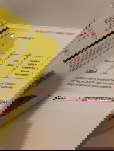 Tespek ke 2 setelah garis 1