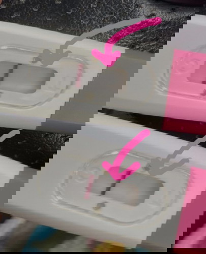 ตรวจครรภ์ขึ้น2ขีดจางๆ พอไปตรวจโรงบาลบอกไม่ท้อง ?