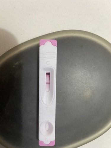 Test pack samar tp tdk ada tanda gejala hamil, apakah ini positif palsu atau tidak ya bund?🥺 takut kecewa lg🥲