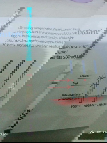 Kalau hasilnya kaya gini positif gak yah bun?