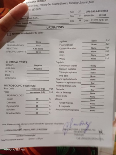 Mga momsh anu po sa tingin niyo result ng lab ko?