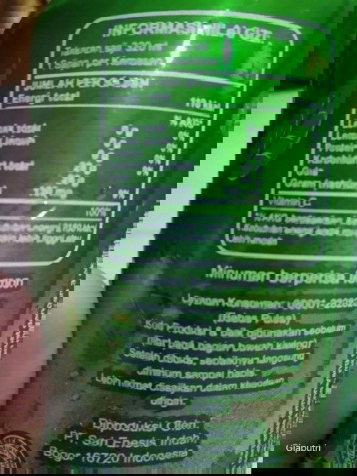 Herbal lemon adem sari kaleng