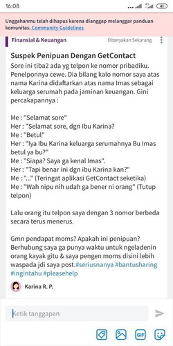 Awas penipuan #pleaseshare