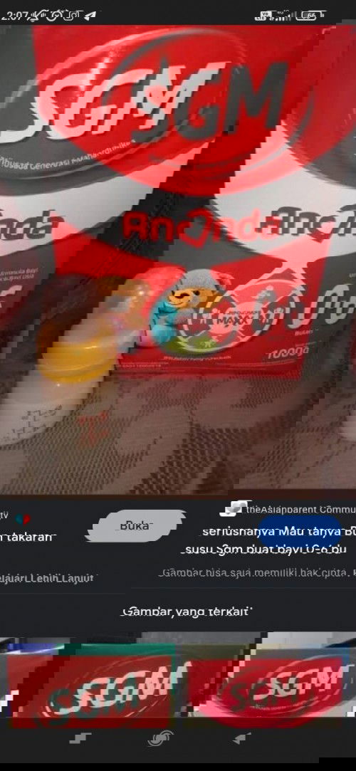 Minum susu formula yang udh lebih dari 2 jam