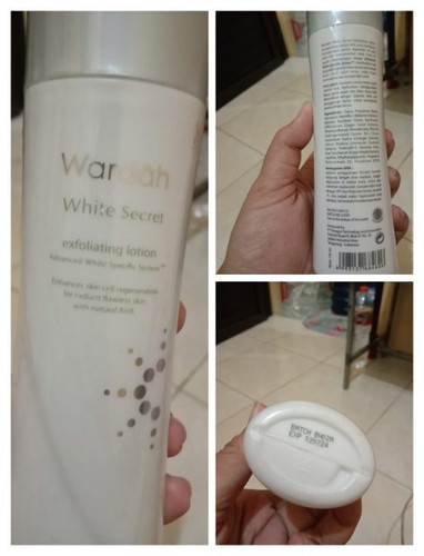 Wardah white secret exfoloating lotion