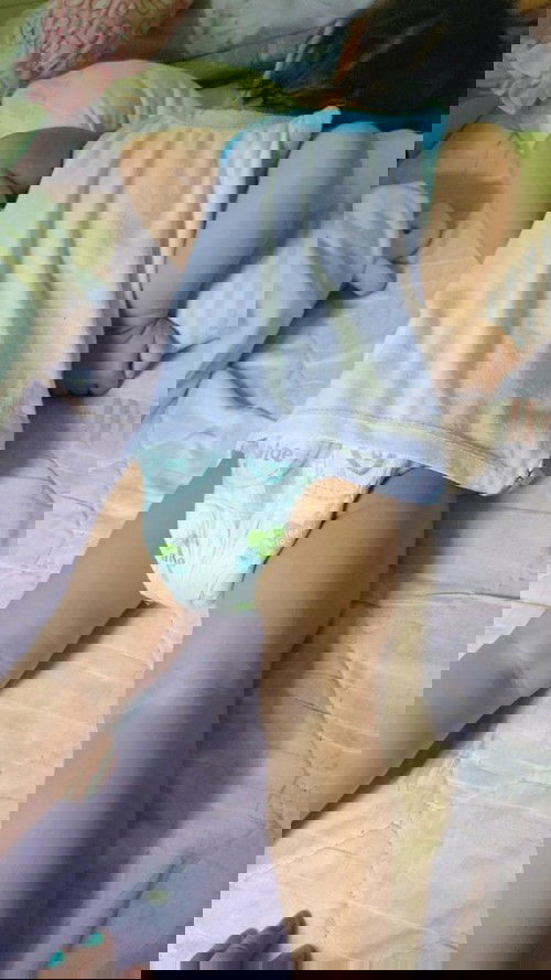 Stretching and sleeping on tummy