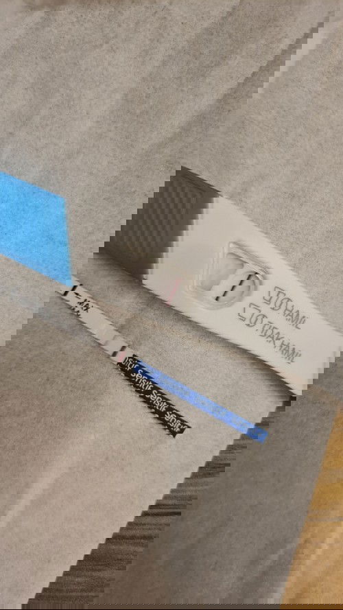 Hasil test pack seperti ini apakah positif?