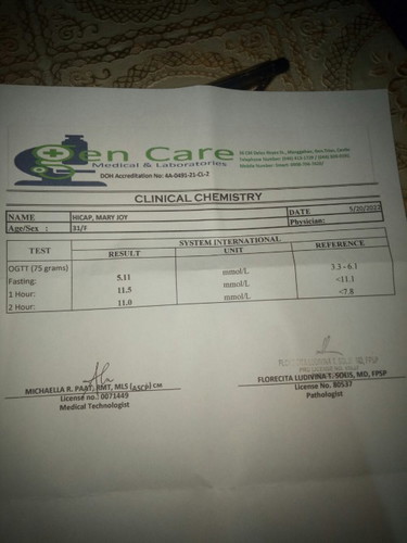 Mataas po ba sugar level ko.. Ito po result ng laboratory ko..