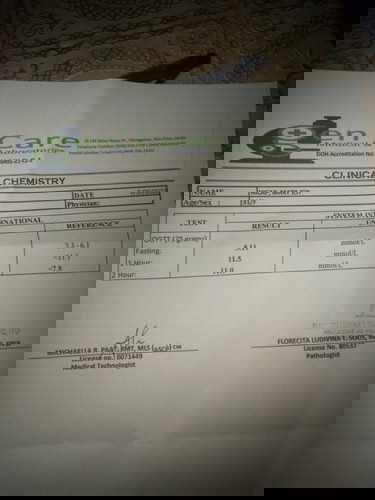 Sobrang taas po ba ng sugar? Ito po result ng laboratory ko..natatakot po ako para sa baby ko