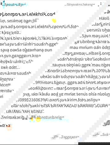 Bisa Bayar kalau barang sampai yah Bun