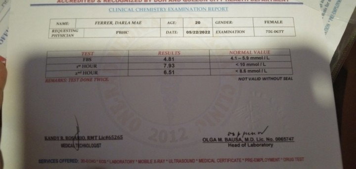 OGTT RESULT