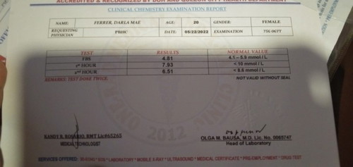 OGTT RESULT