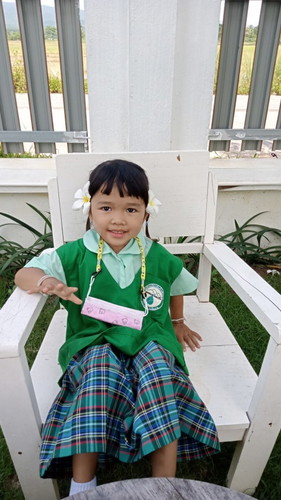 3ปี4เดือน13อยู่อนุบาล1แล้วคะไปเรียนตั่งแต่อายุสองขวบไม่งอแงเลยคะ