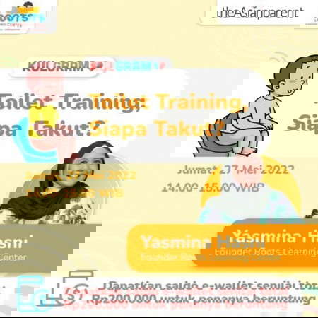 Ingin tahu lebih banyak informasinya seputar toilet training?