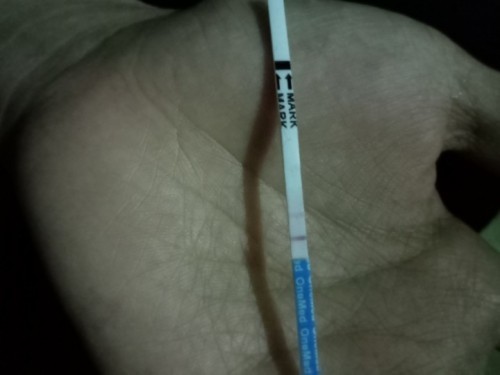 Mau tanya nih bunda klo tespek masih samar2 bgitu apakah pertanda hamil udah telat haid 10 hari