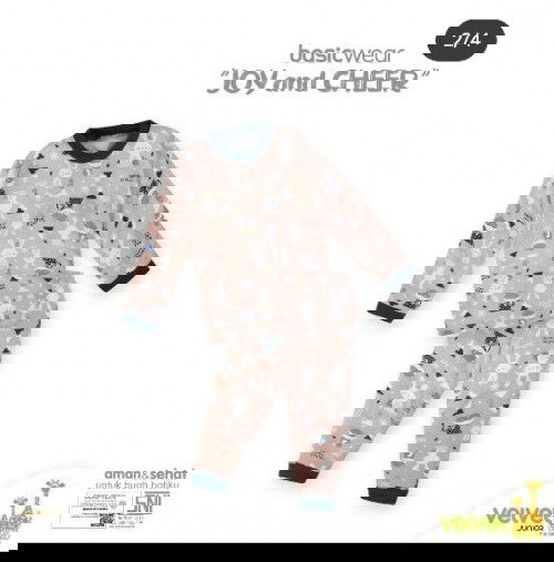 Setelan velvet junior new