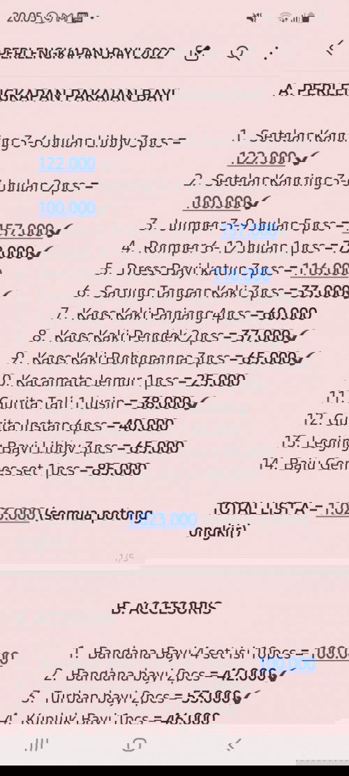 Nyicil beli perlengkapan Bayi