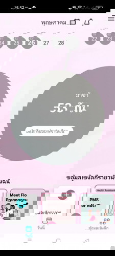 ประจำเดือนเลื่อนช้าสุด4วันคะ