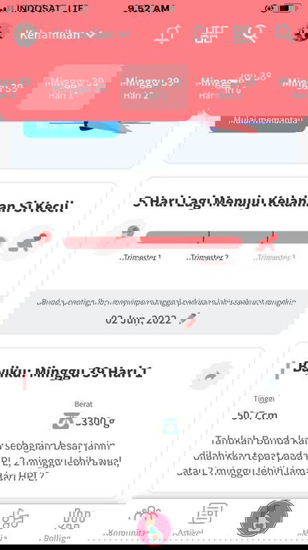 Hpl 2 Juni tpi blm ad kontraksi sma skli dan blm kluar cairan atau tanda” gitu cuma keputihan biasa aj apakah ada yg sma