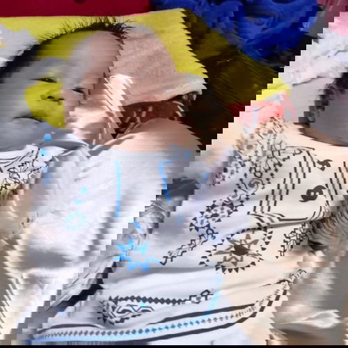 Green pa rin ang poop nia😔