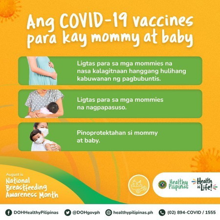 COVID-19 Vaccines safe for breastfeeding!