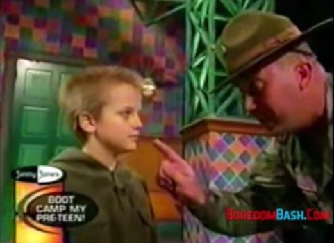 10-year-old problem child makes Drill Sergeant tear up with only two words!