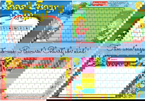 Motivate your child to excel with these easy-to-use reward charts!