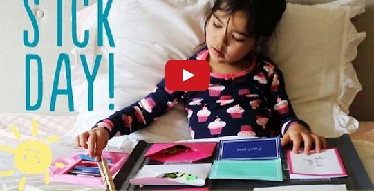 5 activities for when your child is having a sick day