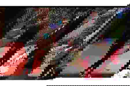 cute baby dressed as the pope