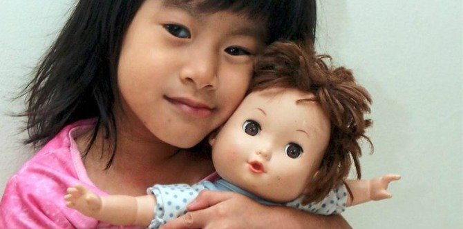 This little girl’s bones are so fragile they can shatter like glass