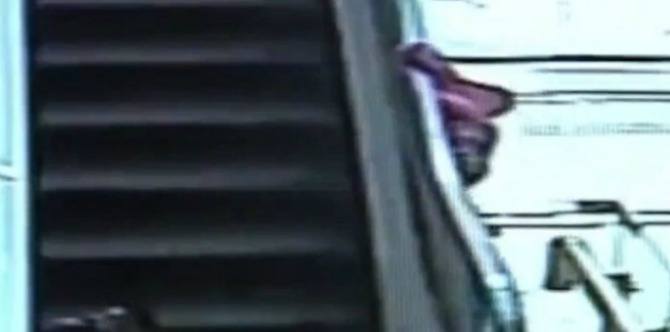 Watch another shocking video of toddler plummeting to death from escalator