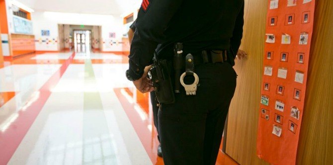School officers handcuff seven-year-old with autism after a row with teacher