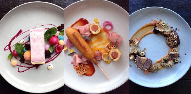 Funny chef makes ordinary kid's snacks look like fine dining dishes