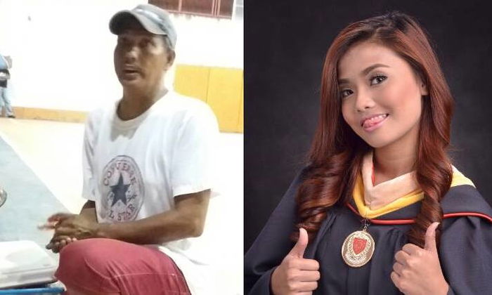 College grad's touching message to dad who peddled burgers and siomai for 16 years