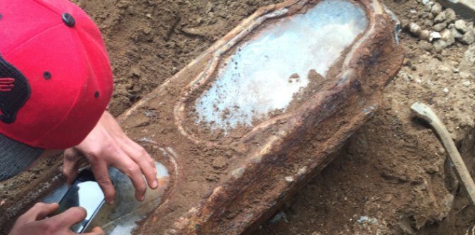 145-year-old preserved corpse discovered in a casket amid home renovations