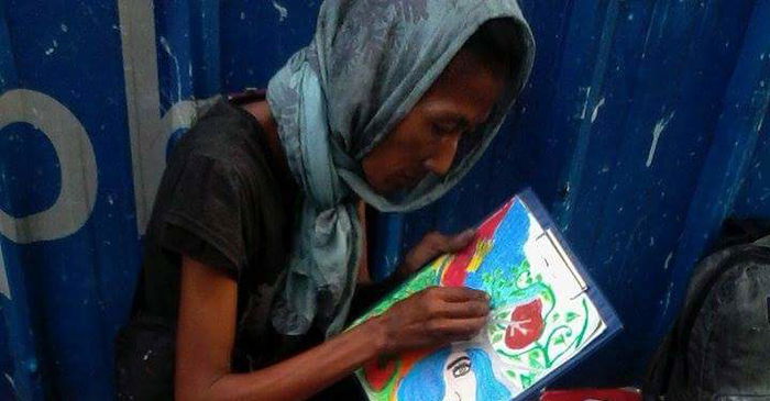 Daily inspiration: Homeless artist in Makati gets first solo exhibit!