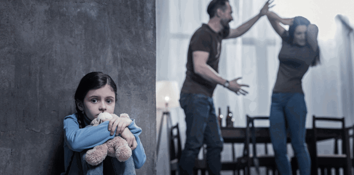 My husband slapped me in front of our daughter